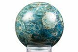 Bright Blue Apatite Sphere - Madagascar #334025-1